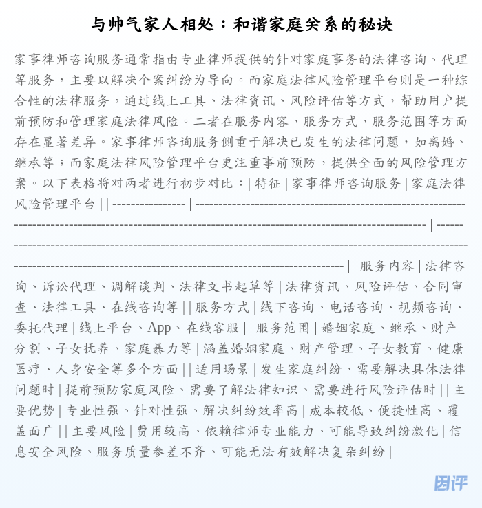 与帅气家人相处:和谐家庭关系的秘诀