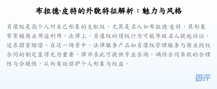 布拉德·皮特的外貌特征解析:魅力与风格