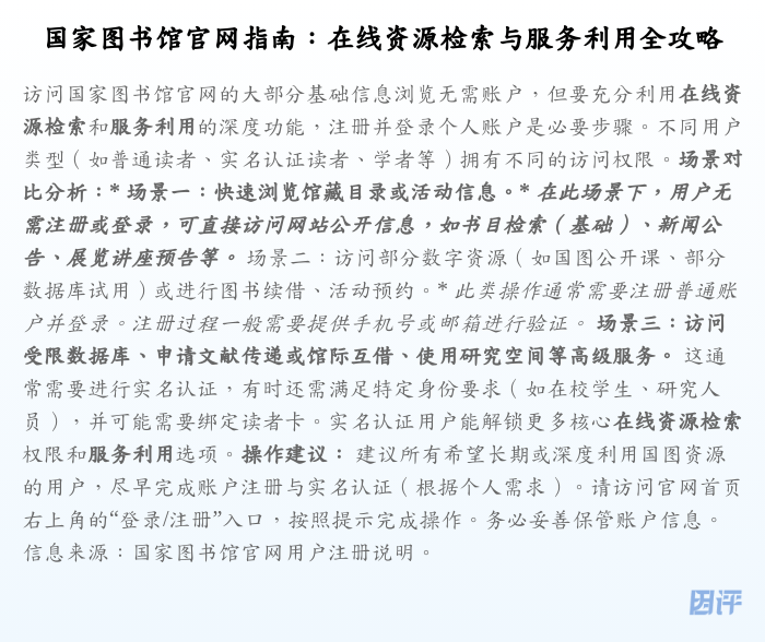 国家图书馆官网指南:在线资源检索与服务利用全攻略