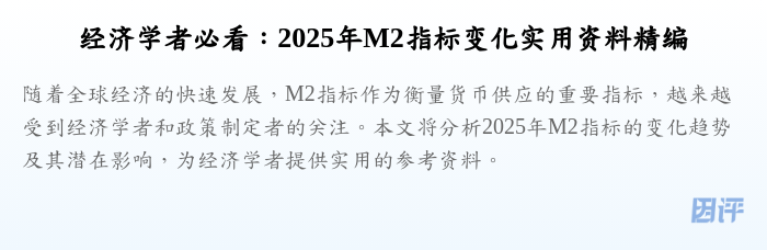 经济学者必看:2025年M2指标变化实用资料精编