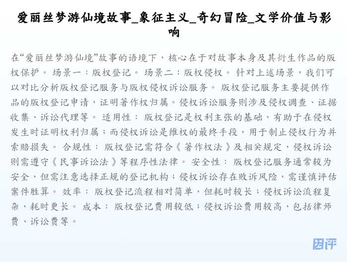 爱丽丝梦游仙境故事_象征主义_奇幻冒险_文学价值与影响