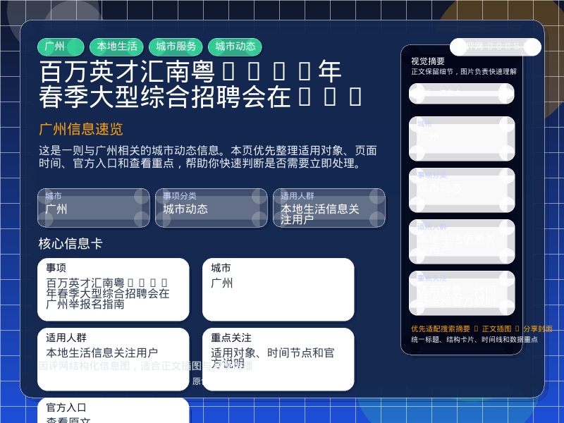 广州信息速览