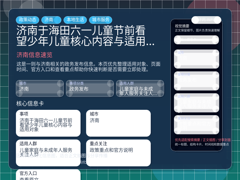 济南信息速览